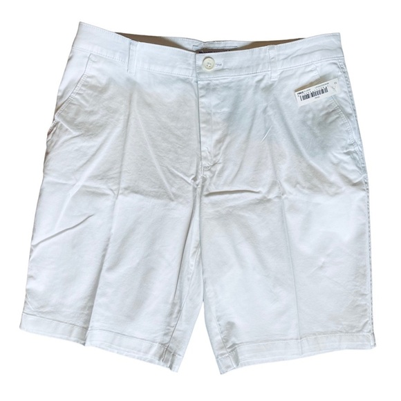 Amazon Essentials size 12 white classic chino shorts NEW - Picture 5 of 7